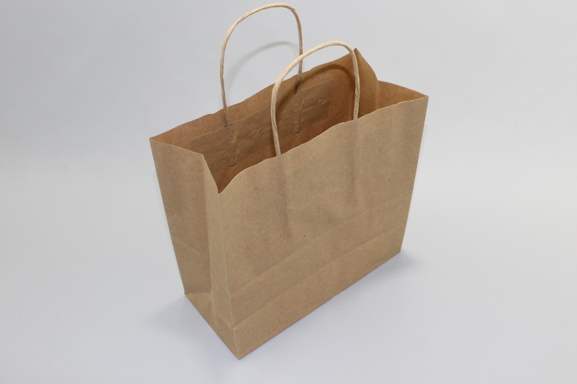 Brown paper carrier bags clearance with twisted handles