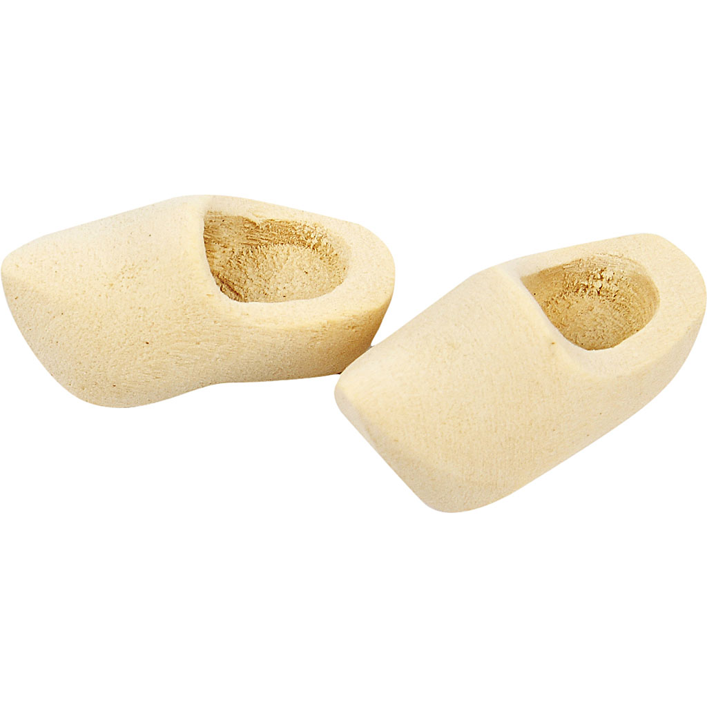 Miniature wooden clogs on sale