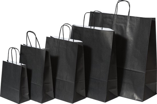 Sac en best sale papier noir